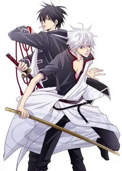 2个男生在一起的动漫图片