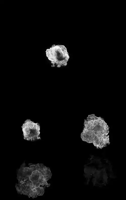 无白色火焰特效素材