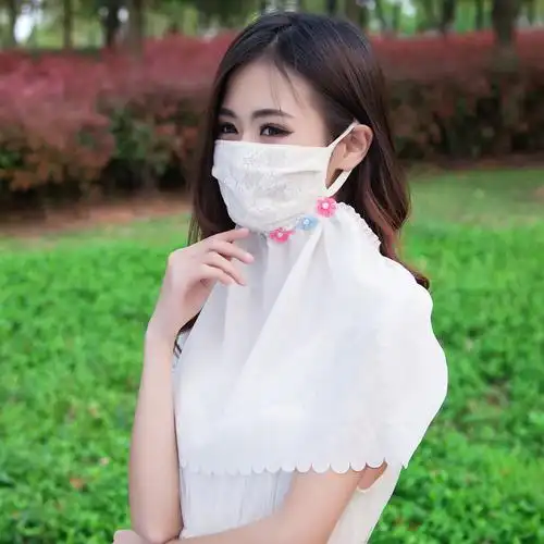 新款 夏季机车必备 舒适透气糖果色防晒口罩 多色选