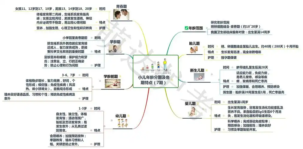 小儿年龄分期及特点