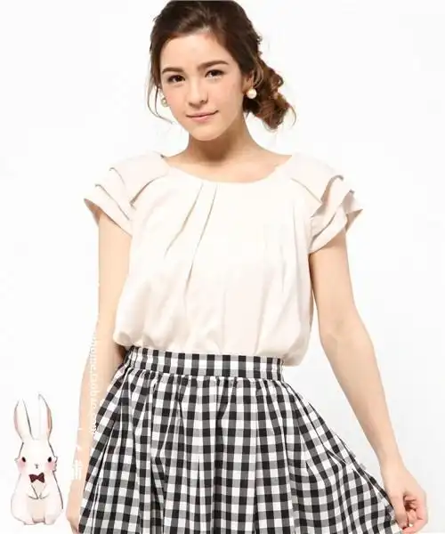 mercuryduo 细腻光泽缎感 系带百搭上衣