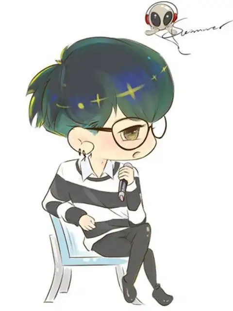 q版华晨宇高清手机壁纸