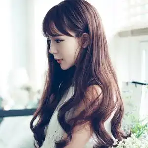 span class=h>假发 /span>女 韩国空气刘海长发整顶长卷发齐刘海薄