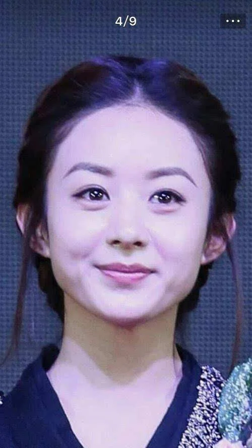 赵丽颖无ps图素颜长这样!油腻腻的毛孔很大