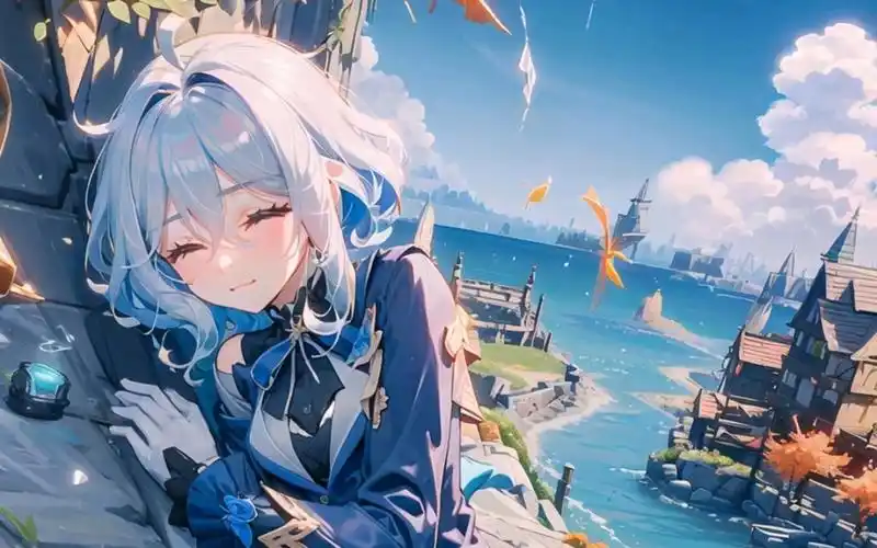 『原神』芙卡洛斯精美壁纸,这腿我可以看一年96