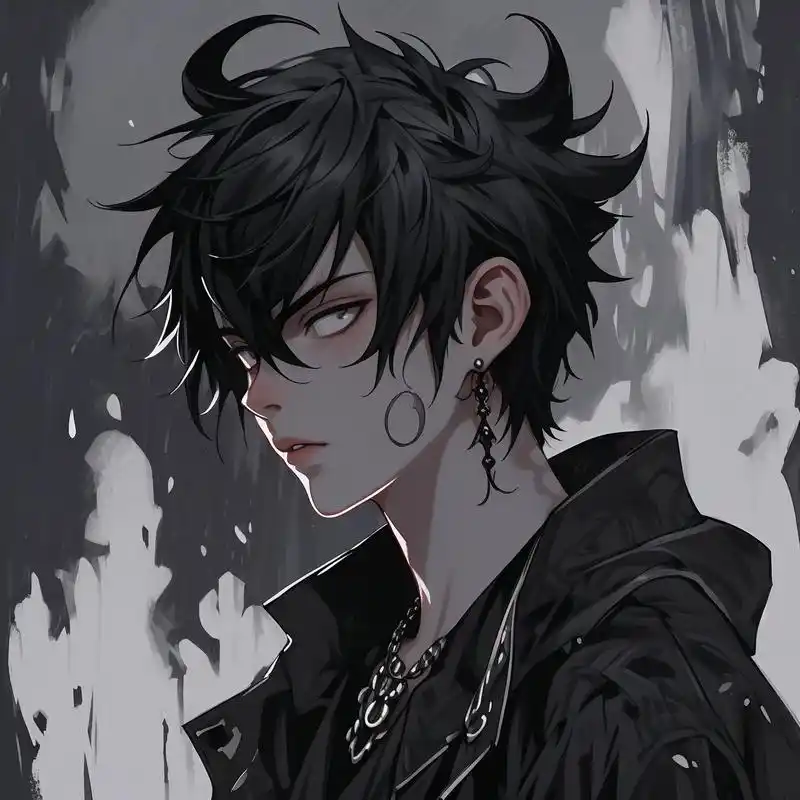 0369♂15暗黑系吸血鬼男生漫画头像94
