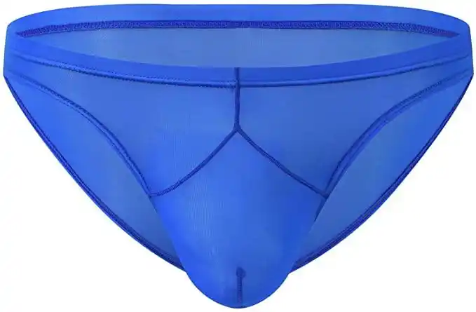 comlife 男士冰丝内衣透明三角裤性感透视内衣