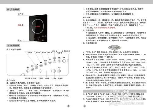 苏泊尔sdhc08-210电磁炉使用说明书