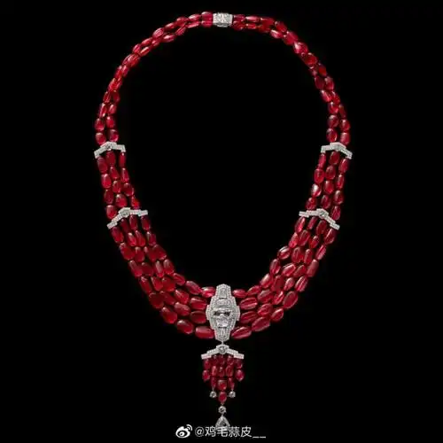 卡地亚红宝石项链