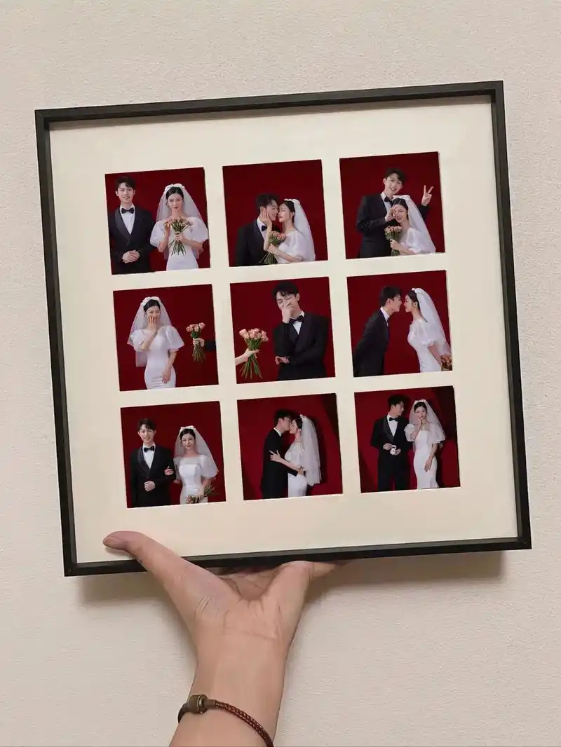 这几组婚纱照做相框太哇塞了7515甜蜜秀恩爱～ #婚纱照#婚纱照