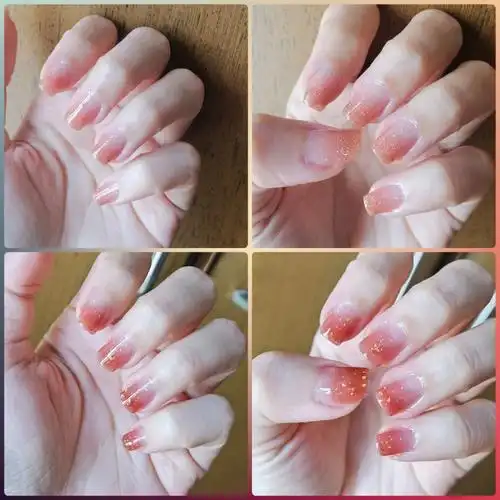 我超爱的两款渐变美甲色