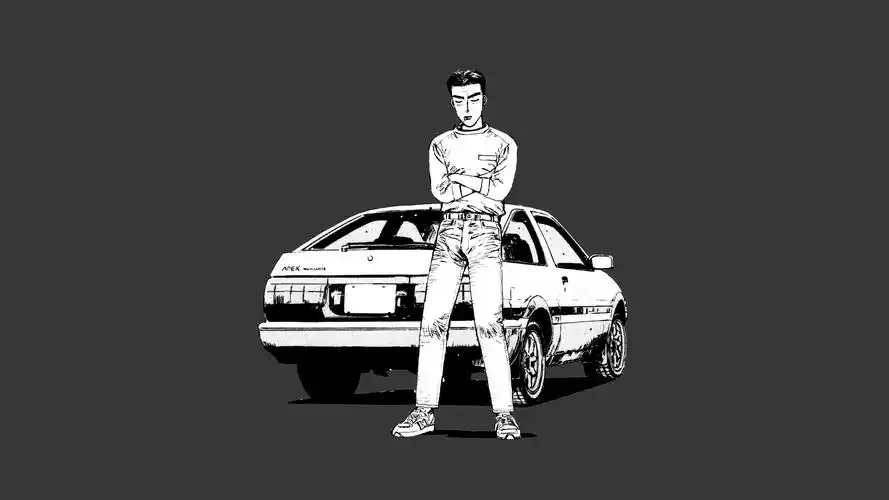 头文字d漫画风桌面壁纸 第二辑_卡通动漫_壁纸下载_美桌网