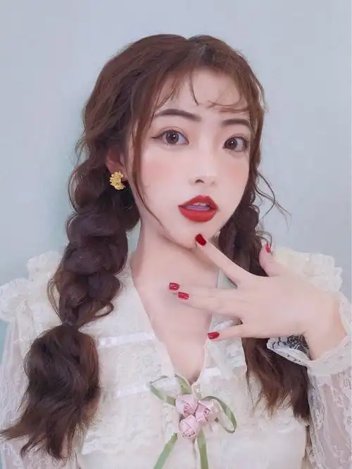 法式少女空气感蛋卷麻花辫教程!