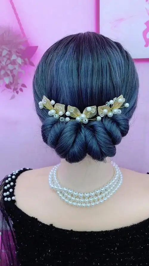 儿女结婚喜婆婆喜妈妈可以这样盘发