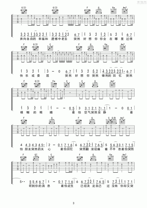 突然好想你吉他谱(图片谱,c调,完美版)_五月天(mayday)_003.gif