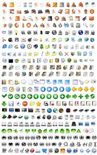 win7风格桌面功能图标集psd素材下载