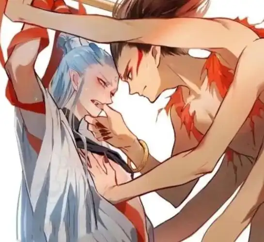 超有爱的"藕饼"cp,哪吒利用混天绫强行得到敖丙,画面太美!