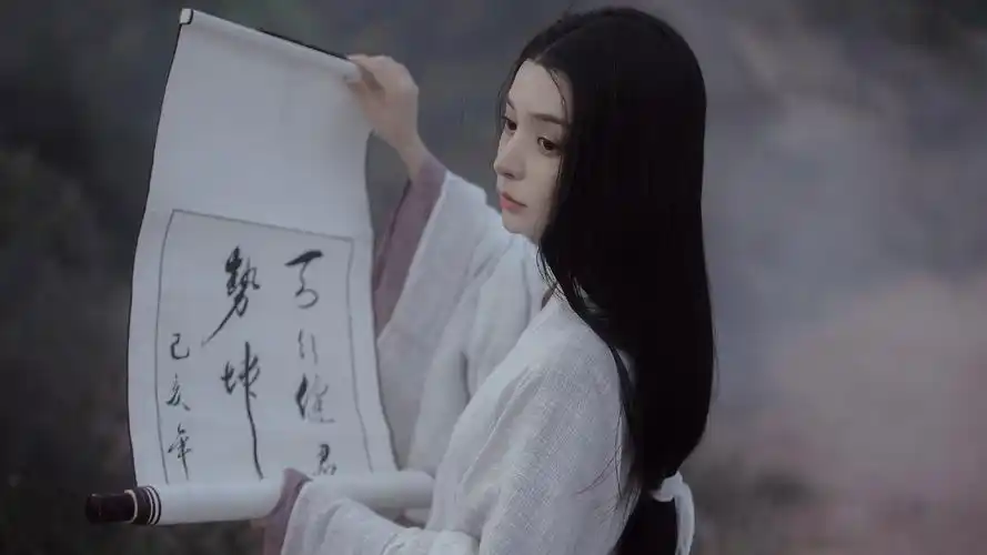 冷艳古风美女高清桌面壁纸