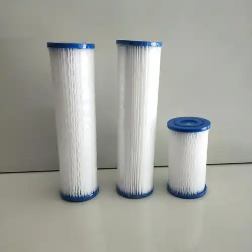 滤芯10寸20寸折叠pe材质微孔纸质工业过滤器过滤器