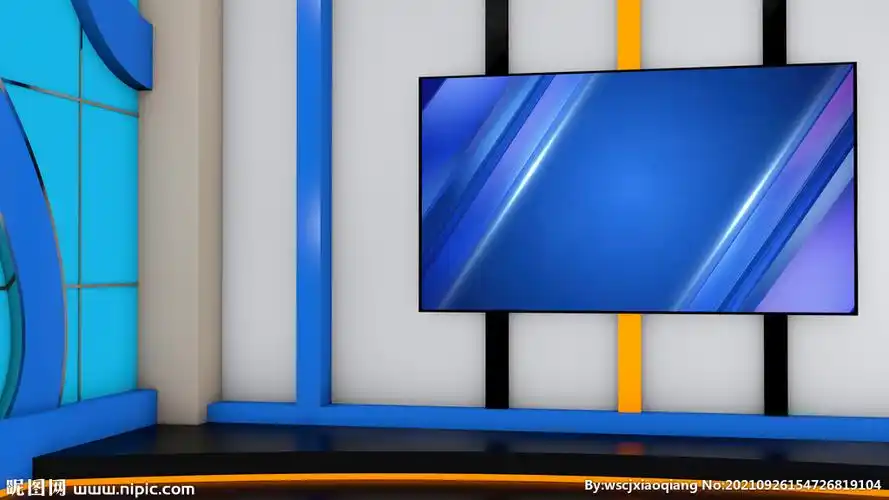 虚拟新闻主播背景