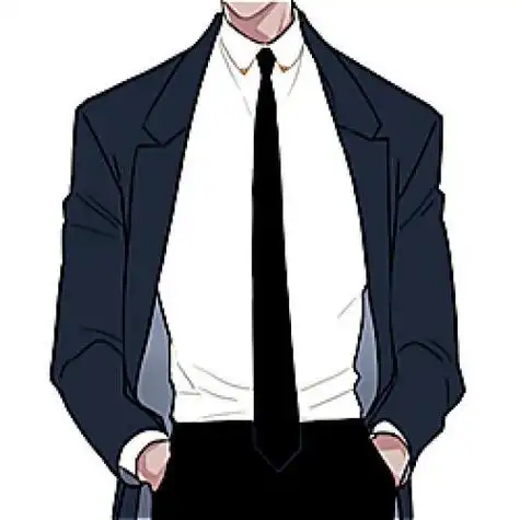 穿西服的头像动漫
