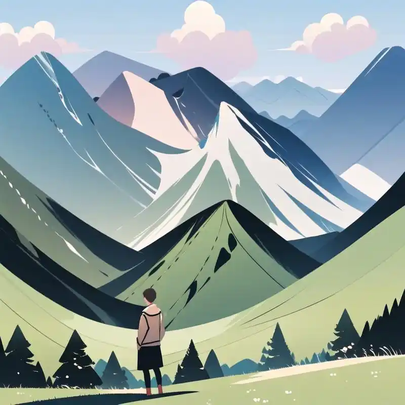 跟上时尚潮流,为你带来2024最新极简扁平插画风格的微信头像风景系列