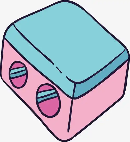 关键词 : 矢量图,卡通手绘,蓝色,学习,文具,创意,转笔刀