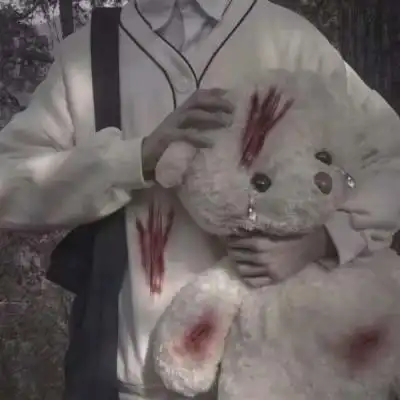 2021真人带血的丧系女头像