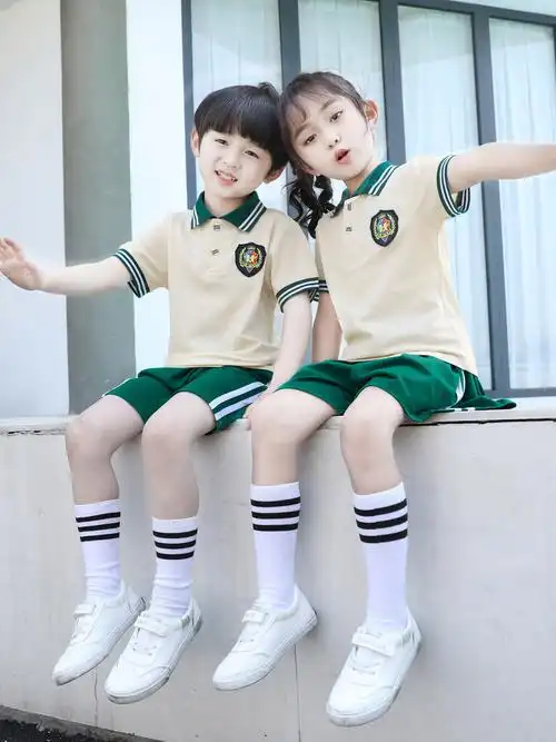 中小学生校服夏季儿童班服运动服套装学院幼儿园园夏装校服