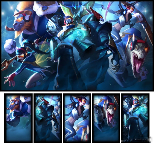 新英雄上线 skt系列冠军皮肤正式出炉