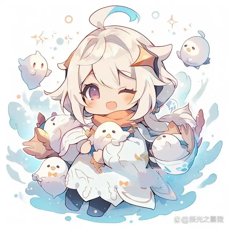 原神头像 | q版·派蒙(伪) 派蒙 应急食物 雪女=?