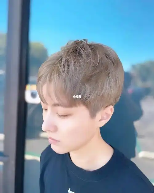 洛杉矶染发 男生短发发色