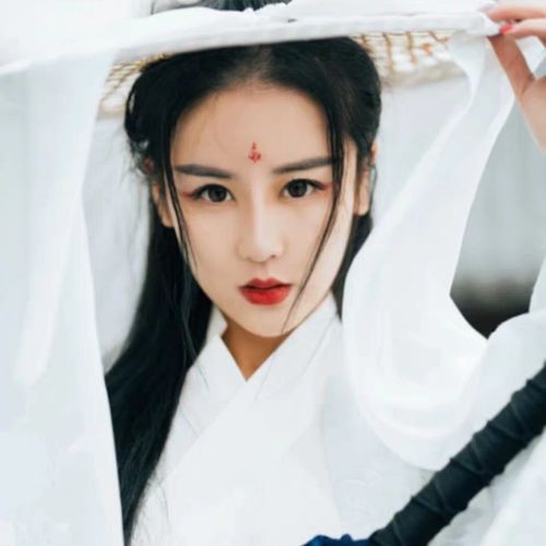 古风影视道具侠女斗笠帽舞台演出道具斗笠幕离防晒遮容帽面纱