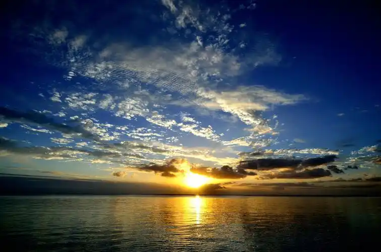 毛里求斯,非洲,日出,大海,自然风景,壁纸毛里求斯迷人日出