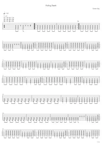 greendaypullingteeth吉他谱
