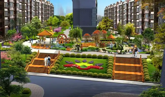 【psd】居住区景观设计