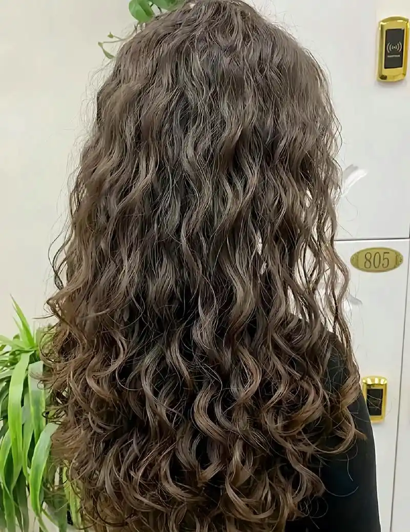 只要烫到发根 才能做到颅顶蓬松啊 羊毛卷 - 抖音