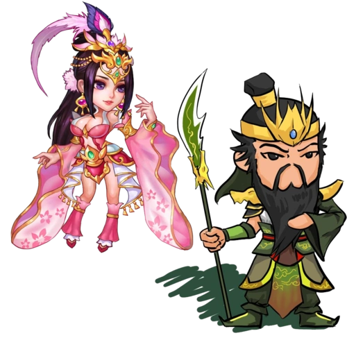 貂蝉和关羽图片