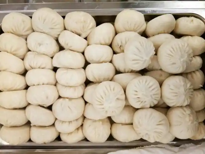 大食堂早餐菜品照片