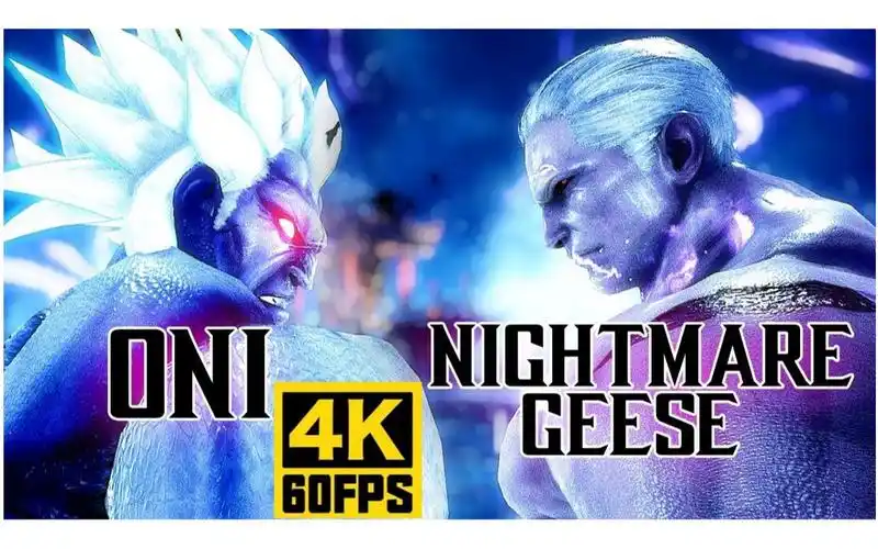 【4k 60fps】铁拳7 豪鬼/吉斯 新服装模组演示