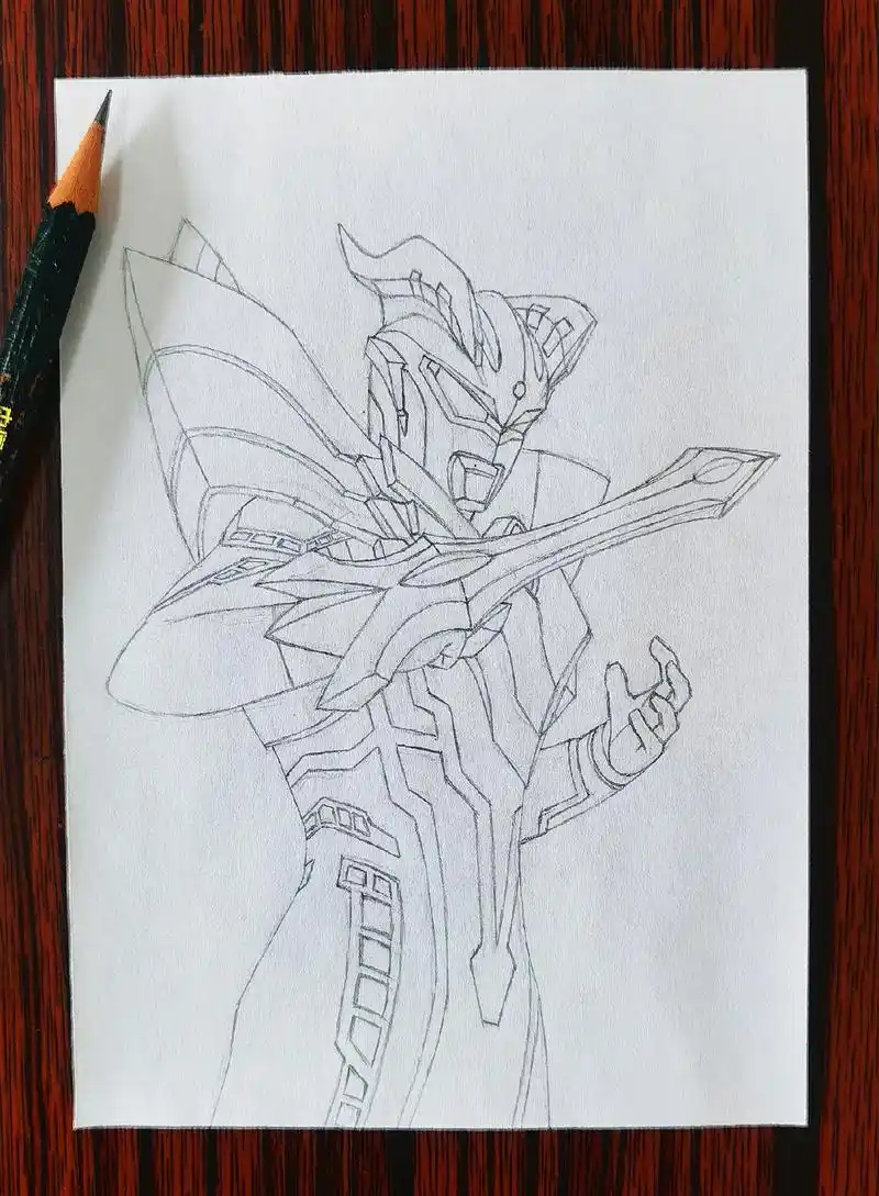 光之国单体最强 #终极闪耀赛罗 #奥特曼 #绘画  - 抖音