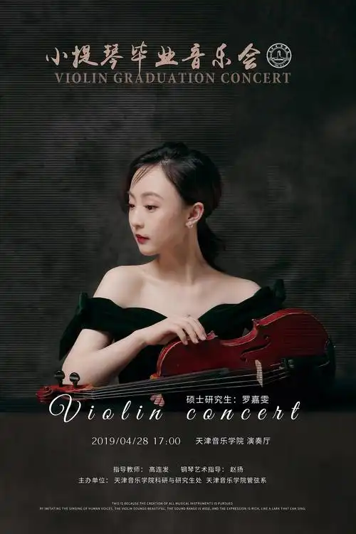 个人音乐会宣传海报