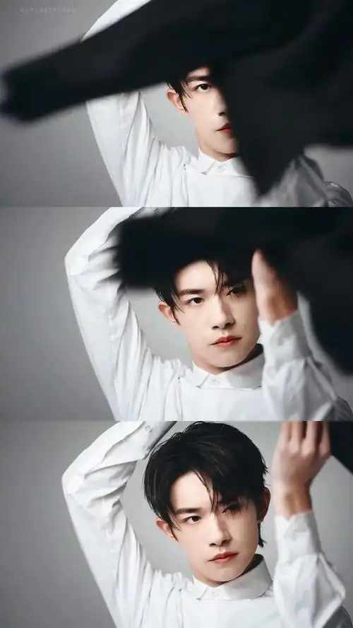 易烊千玺壁纸三格