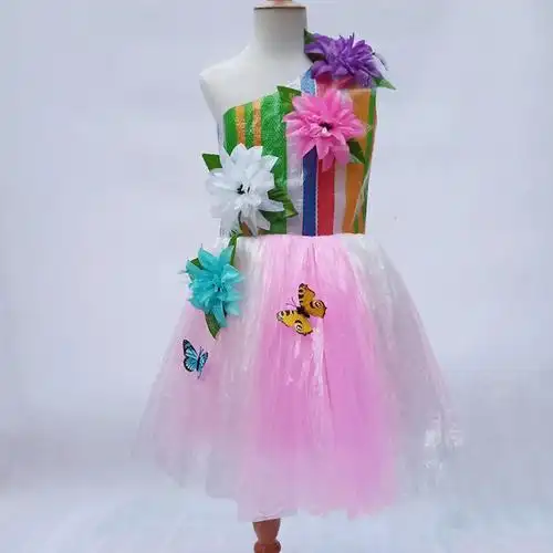 用废品做的服装好看吗?废旧物品手工制作衣服步骤有哪些?