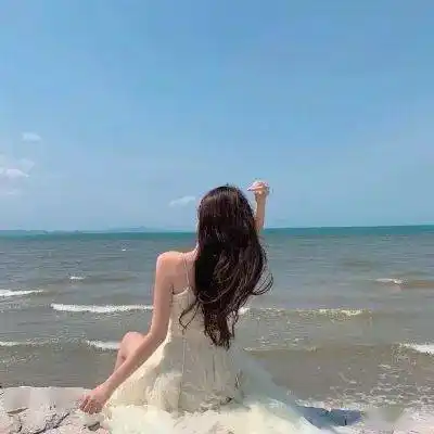 韩国女生背影头像小清新