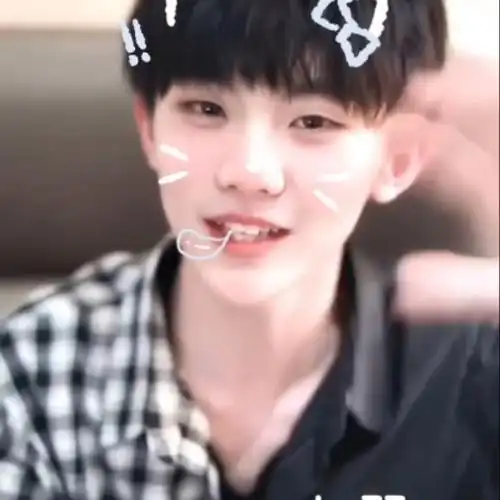 这也太可爱了吧! 马嘉祺你太可爱了!