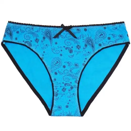 云梦妮外贸现货女士内裤速卖通亚马逊货源棉印花女式三角裤