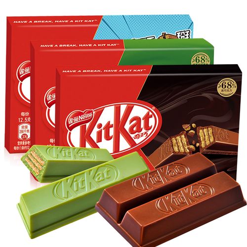 kitkat雀巢奇巧威化饼干黑巧牛奶抹茶网红巧克力休闲零食礼盒装