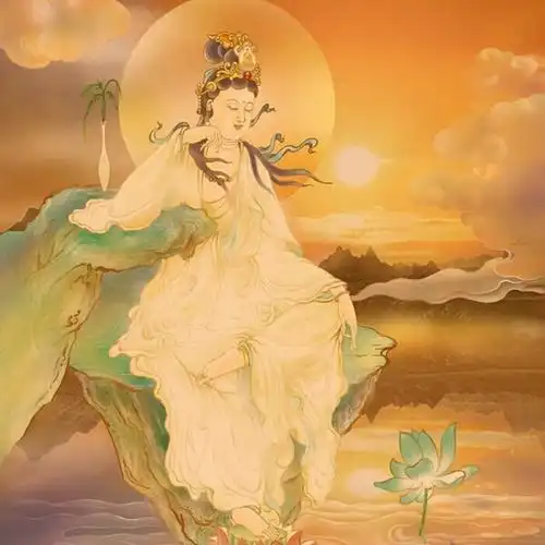 念佛女头像高清唯美修行修心静心信佛女人适宜微信头像图片