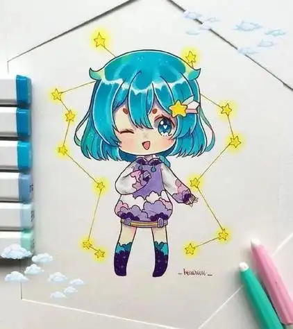 马克笔手绘 马克笔手绘动漫人物